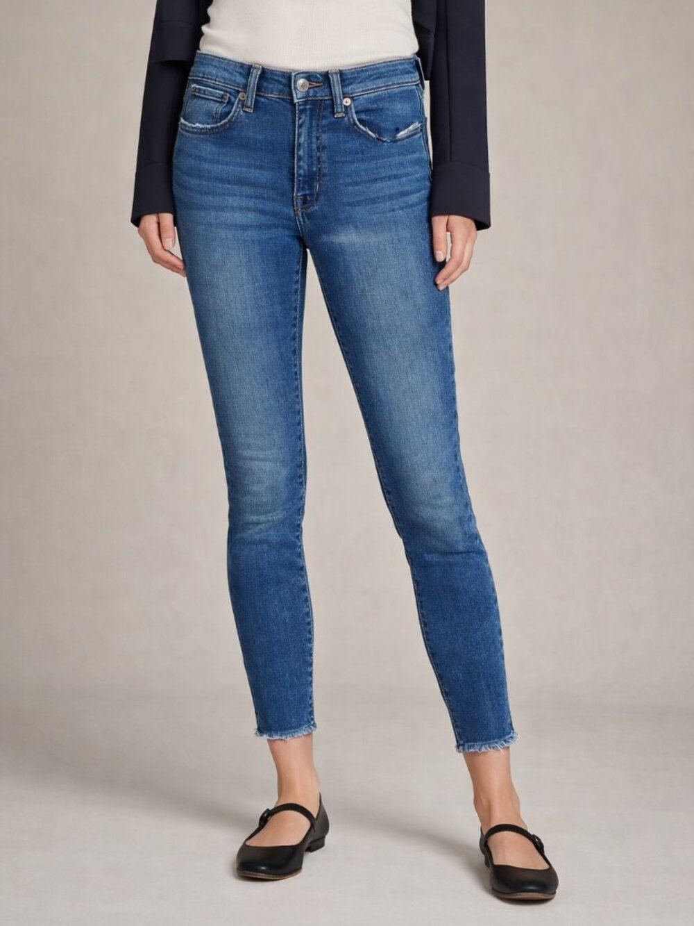 2/$30 Lucky Brand Mid Rise Ava Skinny Ankle Jeans Midwash 6/ 28 #A1785